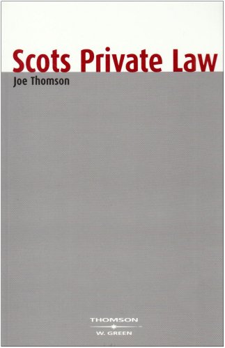 Stock image for Principles Of Scots Private Law for sale by WorldofBooks