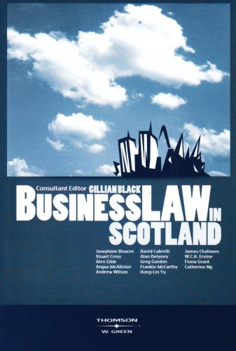 Imagen de archivo de Business Law in Scotland a la venta por Better World Books Ltd