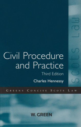 Stock image for Greens Concise Scots Law Civil Procedure and Practice for sale by Webbooks, Wigtown