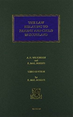 Beispielbild fr The Law Relating to Parent & Child in Scotland zum Verkauf von Revaluation Books