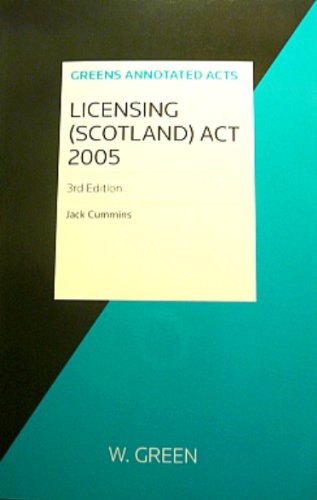 Stock image for Licensing (Scotland) Act 2005 for sale by Revaluation Books