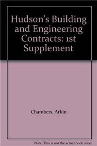 9780414023055: Hudson's Building and Engineering Contracts (1st Supplement)