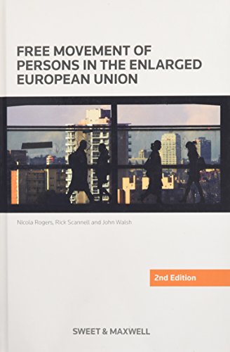 Free Movement of Persons in the Enlarged European Union (9780414023079) by Nicola Rogers