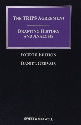 9780414023130: The TRIPS Agreement: Drafting History and Analysis