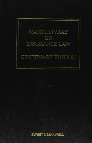 Imagen de archivo de MacGillivray on Insurance Law a la venta por dsmbooks