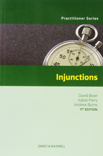 Injunctions (9780414024502) by David Bean