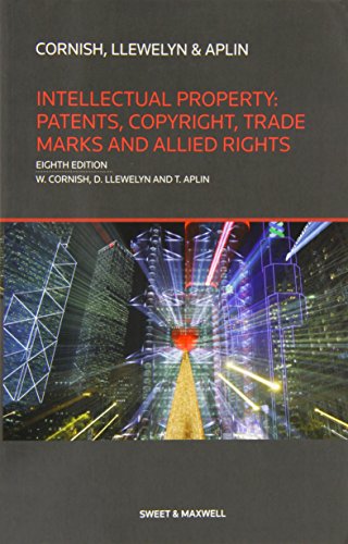 Stock image for Intellectual Property: Patents, Copyrights, Trademarks & Allied Rights for sale by Phatpocket Limited