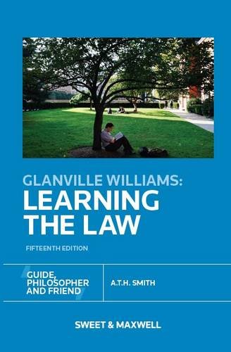 Imagen de archivo de Glanville Williams: Learning the Law a la venta por MusicMagpie