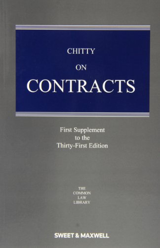 Stock image for Chitty on Contracts 1st Supplement for sale by WorldofBooks
