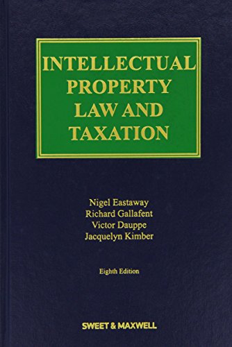 Stock image for Intellectual Property Law and Taxation for sale by Revaluation Books