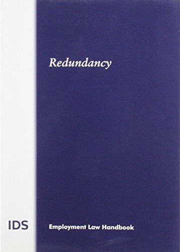 9780414029989: Redundancy: IDS Employment Law Handbook