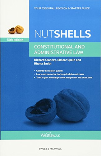 Beispielbild fr Nutshell Constitutional and Administrative Law (Nutshells) zum Verkauf von WorldofBooks