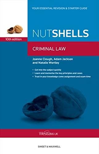 Stock image for Nutshells Criminal Law for sale by Reuseabook