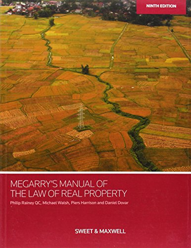 Stock image for Megarry's Manual of the Law of Real Property for sale by WorldofBooks