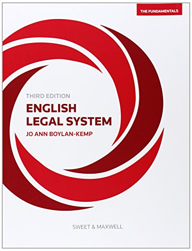 Stock image for English Legal System: The Fundamentals for sale by Bahamut Media