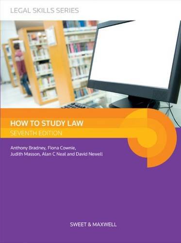 Imagen de archivo de How to Study Law a la venta por Better World Books Ltd