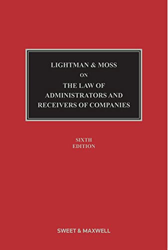 Imagen de archivo de Lightman & Moss on the Law of Administrators and Receivers of Companies a la venta por Revaluation Books