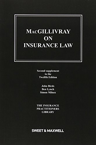 Stock image for MacGillivray on Insurance Law 2nd Supplement for sale by Mispah books