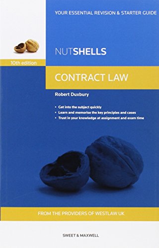 Imagen de archivo de Nutshells Contract Law a la venta por Zoom Books Company