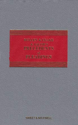 9780414038516: Bullen & Leake & Jacob's Precedents of Pleadings (Mainwork & Supplement)