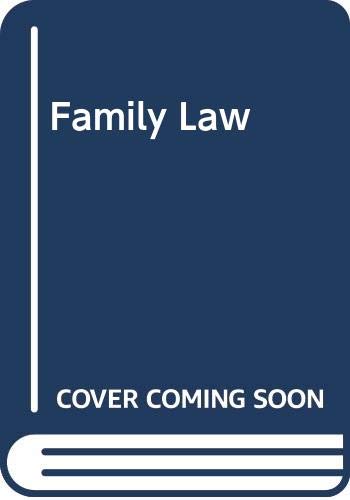 Stock image for Family Law for sale by ThriftBooks-Atlanta