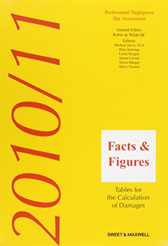 Beispielbild fr Facts and Figures 2010/11: Tables for the Calculation of Damages zum Verkauf von Cambridge Rare Books