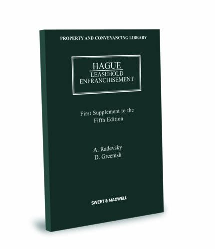 Beispielbild fr Hague on Leasehold Enfranchisement (1st Supplement) zum Verkauf von AwesomeBooks