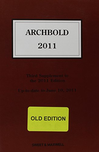 Beispielbild fr Archbold: 3rd Supplement: Criminal Pleading, Evidence and Practice 2011 zum Verkauf von AwesomeBooks