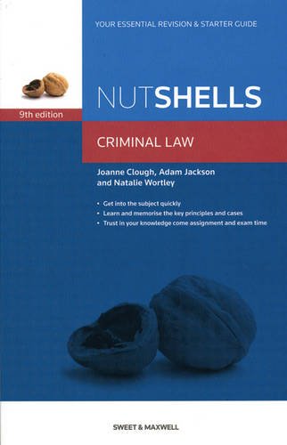 Stock image for Nutshells: Criminal Law Revision Aid and Study Guide (Nutshell) for sale by Goldstone Books