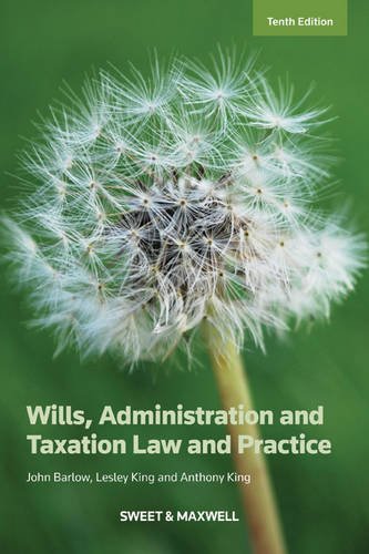 Stock image for Wills, Administration and Taxation Law and Practice for sale by WorldofBooks