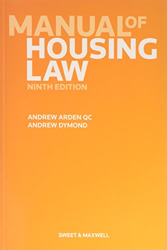 Beispielbild fr Manual of Housing Law zum Verkauf von Better World Books Ltd