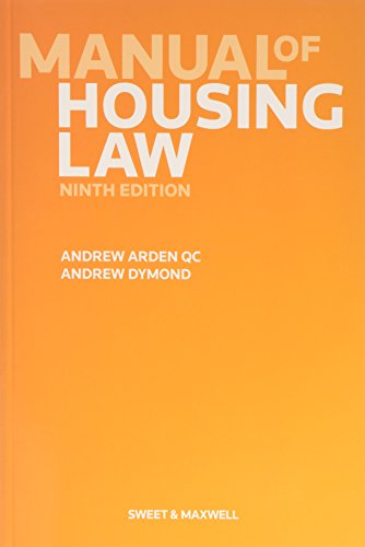 Manual of Housing Law (9780414047709) by Andrew Arden