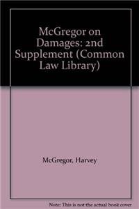 Beispielbild fr McGregor on Damages (2nd Supplement) QC, Harvey McGregor zum Verkauf von Re-Read Ltd