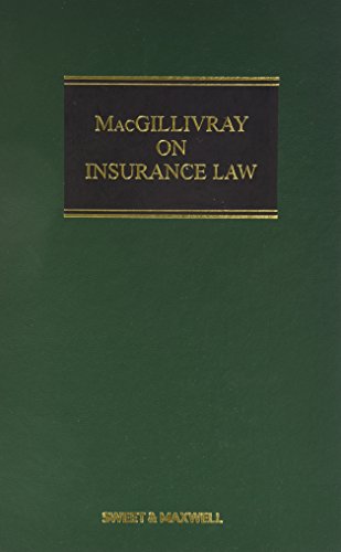 9780414050723: MacGillivray on Insurance Law