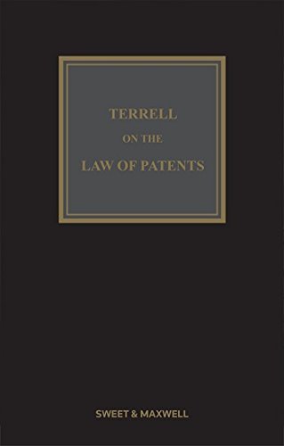 Beispielbild fr Terrell on the Law of Patents zum Verkauf von Better World Books Ltd