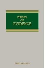 9780414052741: Phipson on Evidence (Mainwork & Supplement)