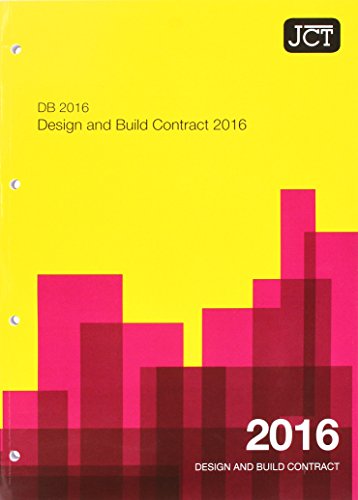 Imagen de archivo de Design and Build Contract 2016 a la venta por Blackwell's