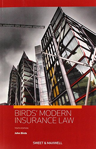 Imagen de archivo de Birds' Modern Insurance Law a la venta por AwesomeBooks
