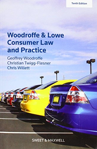 Beispielbild fr Woodroffe & Lowe's Consumer Law and Practice zum Verkauf von Revaluation Books