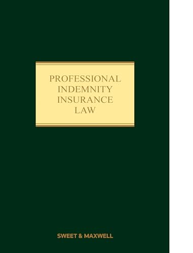 Imagen de archivo de Professional Indemnity Insurance Law a la venta por PBShop.store US