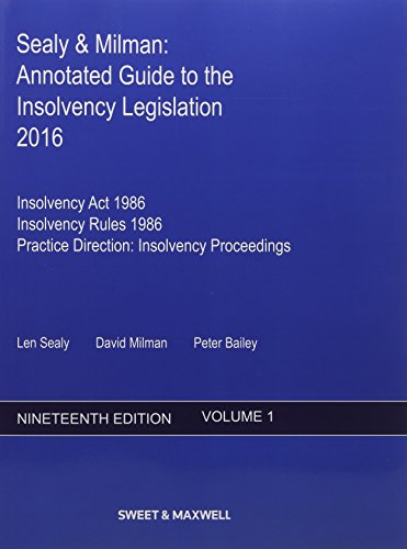 Imagen de archivo de Sealy & Milman: Annotated Guide to the Insolvency Legislation 2016 Volumes 1 & 2 a la venta por Chiron Media