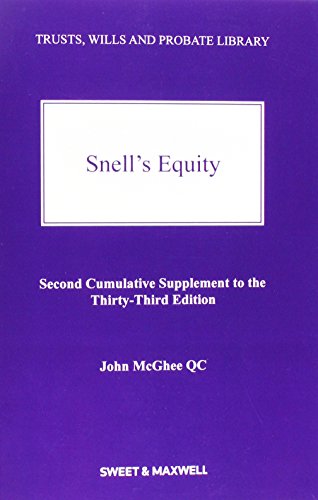 9780414057494: Snell's Equity 2nd Supplement