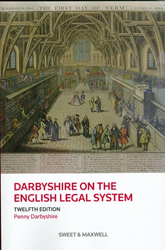 Stock image for Darbyshire on the English Legal System for sale by Better World Books Ltd