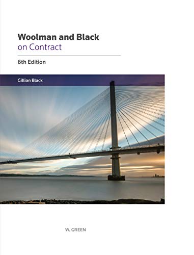 Stock image for Woolman & Black on Contract (Scottish Law) for sale by WorldofBooks