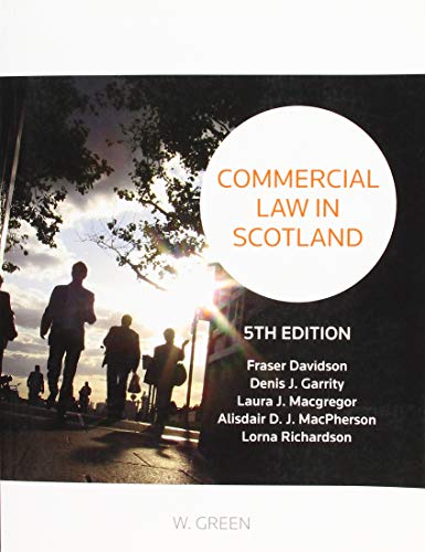 Imagen de archivo de Commercial Law In Scotland a la venta por GF Books, Inc.
