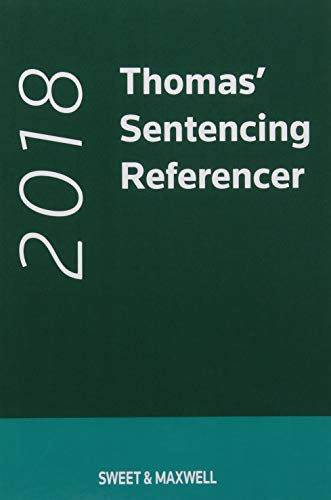Stock image for Sentencing Referencer 2018 for sale by AwesomeBooks