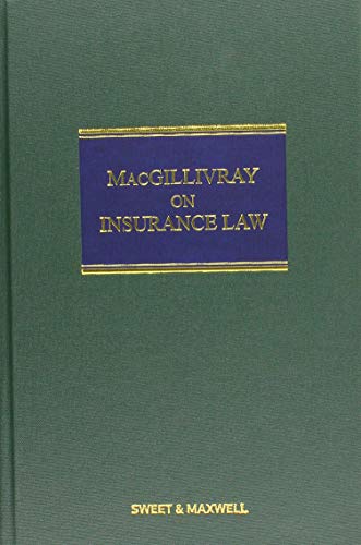 Imagen de archivo de MacGillivray on Insurance Law a la venta por UK LAW BOOK SELLERS LTD