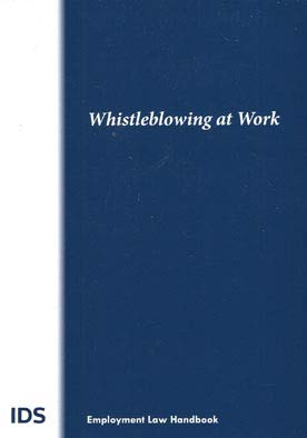 Beispielbild fr IDS: Whistleblowing at Work 2018 zum Verkauf von UK LAW BOOK SELLERS LTD