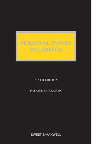 Stock image for Personal Injury Pleadings for sale by Revaluation Books