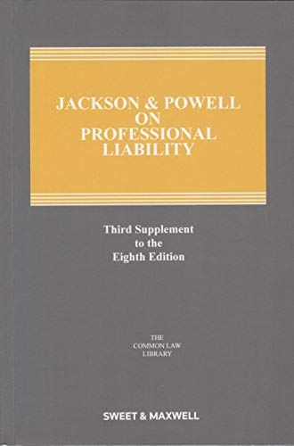 Beispielbild fr Jackson & Powell on Professional Liability (3rd Supplement) zum Verkauf von AwesomeBooks